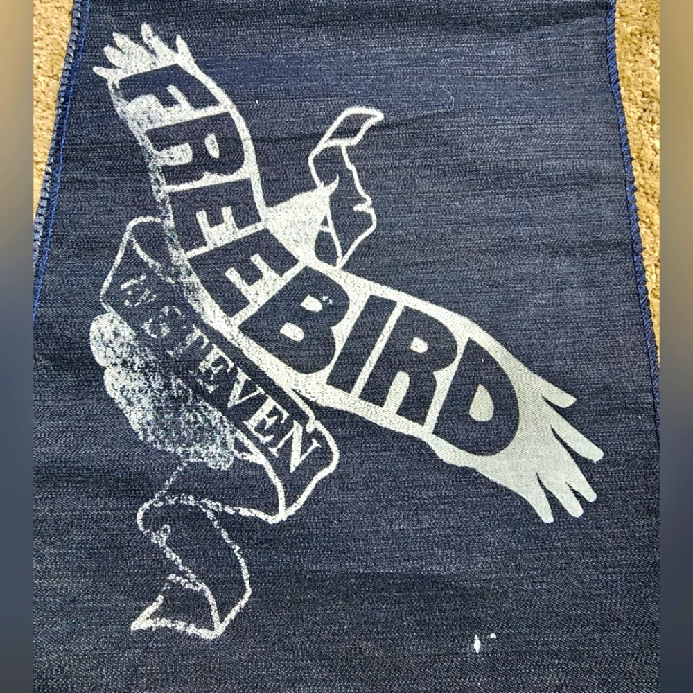 Freebird denim banner